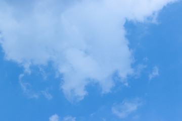 blue sky with clouds