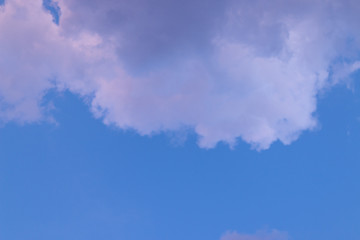 Obraz premium blue sky with white clouds