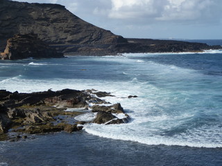 Fototapeta premium El Golfo, Lanzarote, Canaries
