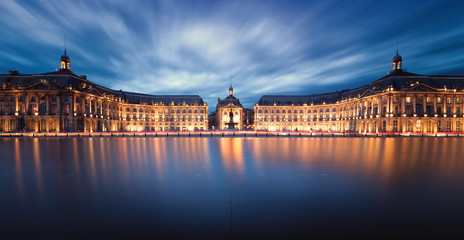 Bordeaux at night