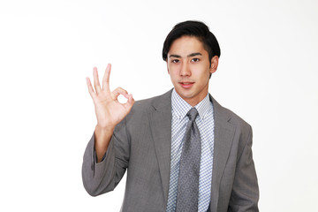 笑顔のビジネスマン