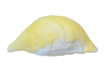 King of fruits, durian isolated on white background with clipping path.