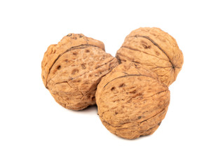 Three large walnuts
