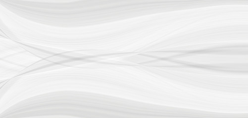 Obraz premium Graphic symmetrical pattern for wallpaper and packaging for various purposes. The background is gray and white with a gradient texture of stripes, lines, waves and geometric shapes.