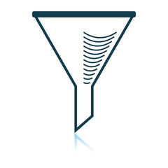 Icon of chemistry filler cone