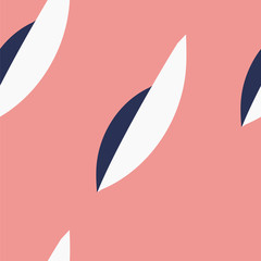 Seamless pattern with leaves