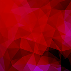 Abstract polygonal vector background. Red geometric vector illustration. Creative design template.