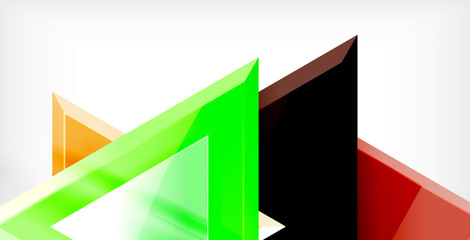 3d triangular vector minimal abstract background design, abstract poster geometric design