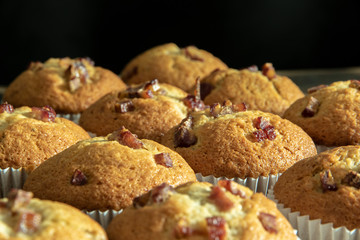 Many banana cupcake or banana muffin.