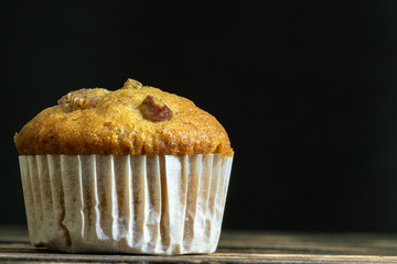 Banana cupcake or banana muffin.