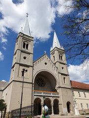 Franziskanerkirche - Subotica - Vojvodina - Serbien - obrazy, fototapety, plakaty