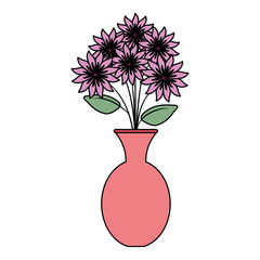 vase with flowers icon