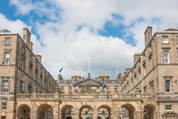 Fototapeta na wymiar City Chambers Edinburgh Old Town Edinburgh Scotland