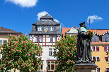 Frühlingsstimmung in der Innenstadt von Jena