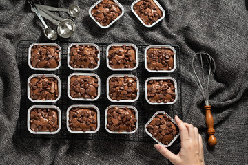 fudge brownie sweet dessert cause of fat but delicious