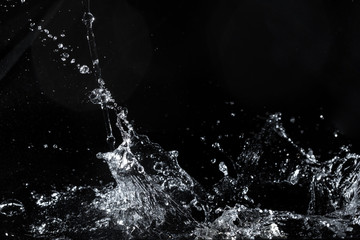 water splash black background backdrop fresh feeling