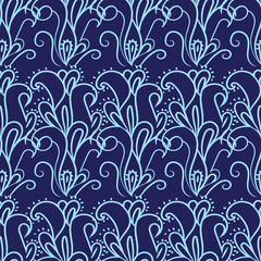 bright seamless pattern with ornament, beautiful texture, vector