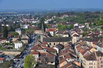 Fototapeta na wymiar Ville de Crémieu, Isère, Auvergne-Rhône-Alpes, France