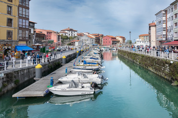 Fototapeta premium Pueblo pesquero Asturiano al norte de España