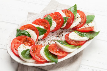 Delicious italian caprese salad