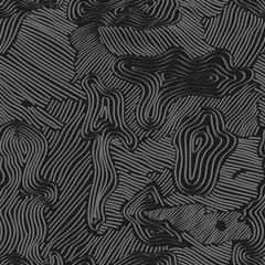 Camouflage background seamless pattern with different stripes shape