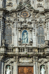 Obraz premium Front facade of Carmo Church in Porto city, Portugal