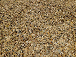 sea pebbles close up