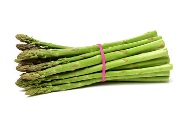 Asparagus on a white background