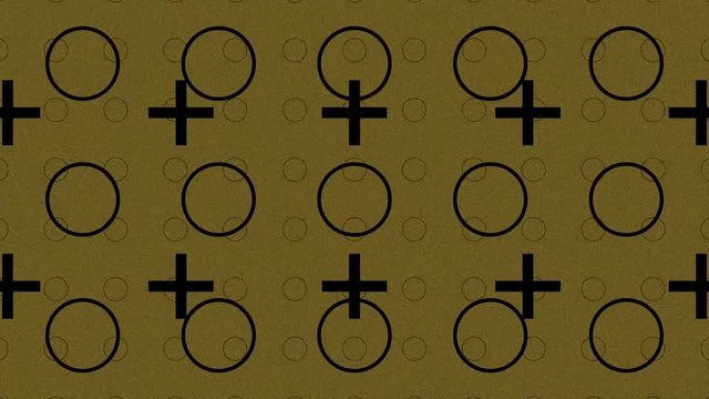 Abstract Background Grid With Circles Version A10