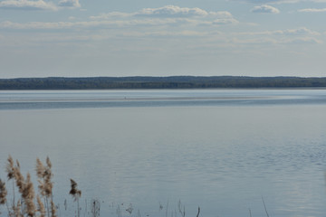 landscape with lake and sky