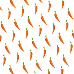 fresh carrots vegetables pattern