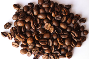 grãos de café