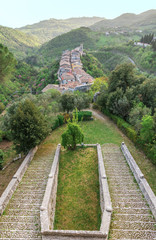 Montenero Sabino (Rieti, Italy) - A very small and charming medieval village in stone with castle,...