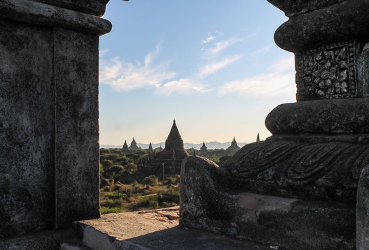 Views of the Temples, Stupas and Payas of Bagan, Myanmar