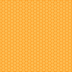 orange seamless honey combs pattern