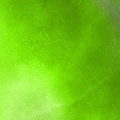 Green ink and watercolor textures on white paper background. Paint leaks and ombre effects. Hand painted abstract image.