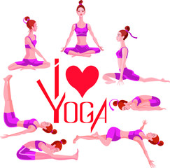 Obraz na płótnie Canvas yoga
