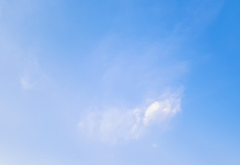 blue sky with white clouds