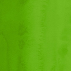 Green ink and watercolor textures on white paper background. Paint leaks and ombre effects. Hand painted abstract image.