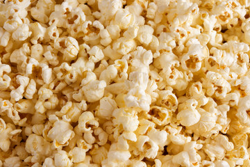 texture of roasted popcorn. food, entertainment, recreation