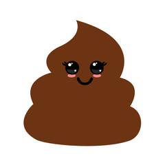 Funny and cute Poop Face.