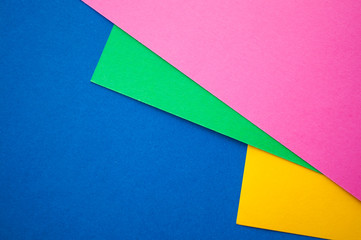 Abstract colorful background with copyspace. Top view.