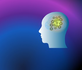 Concepts of the  system link around the world, human, mechanical	