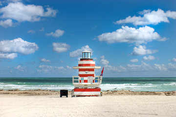 lifeguard hut on the beach