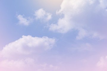 cloud background with a pastel colour