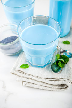 Blue Matcha Drink