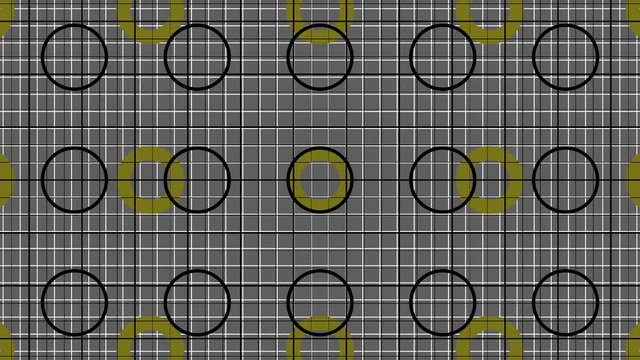 Abstract Background Grid With Circles Version A6