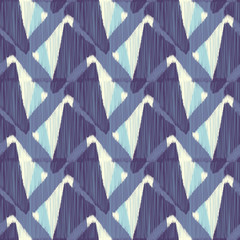 Seamless Ikat Pattern.