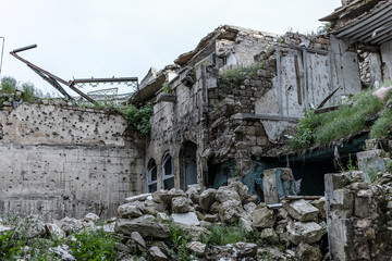 la ville  Alep en syrie après sa destruction