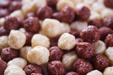 milky and chocolate flakes
